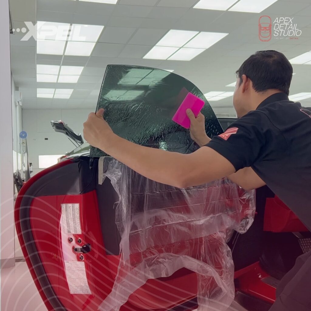 window tinting ferrari roma