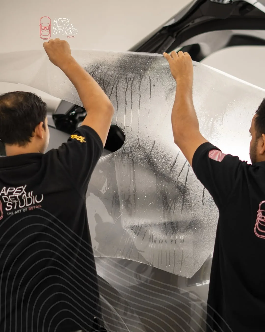 Porsche Cayenne XPEL paint protection film in Dubai