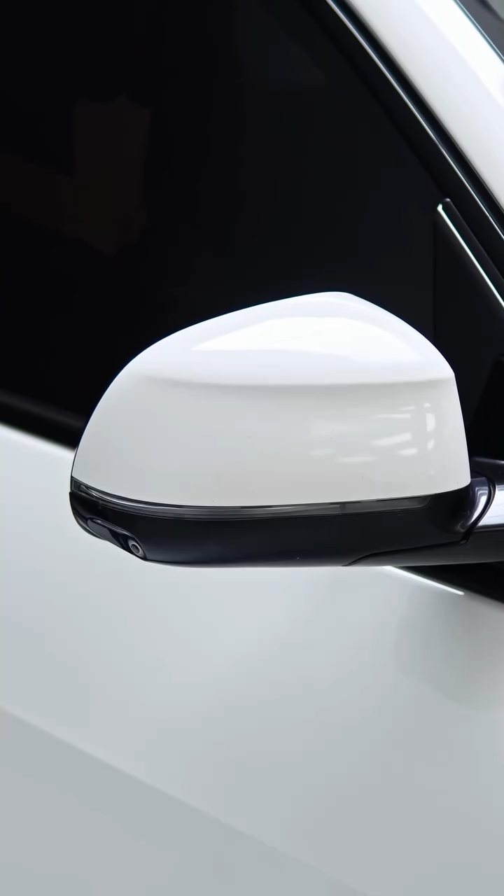 BMW X5 white mirror before the colour change at Apex Detail Studio