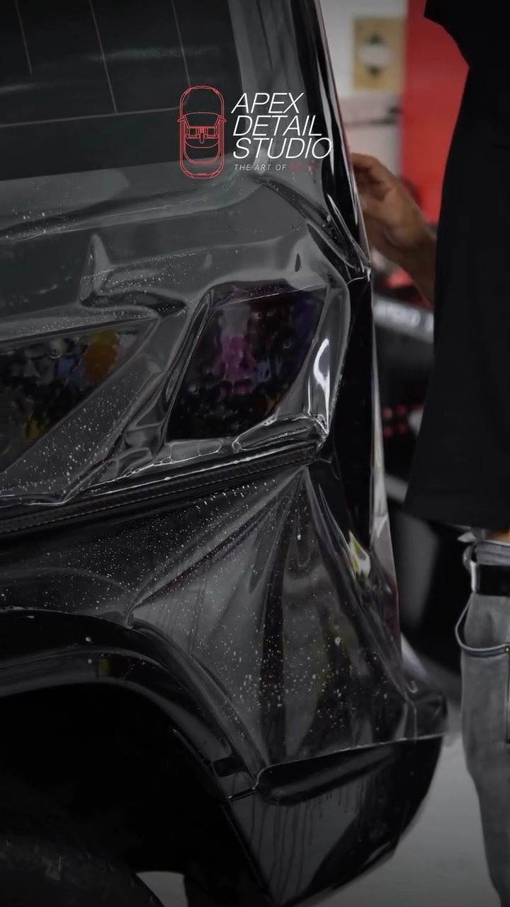 PPF on the Mercedes-AMG G63 front wing in Dubai